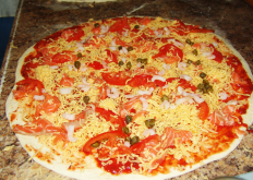 Пицца в  пиццерии Итальянский Квартал на Преображенской в Одессе - Пиццерия Итальянский Квартал - Одесса